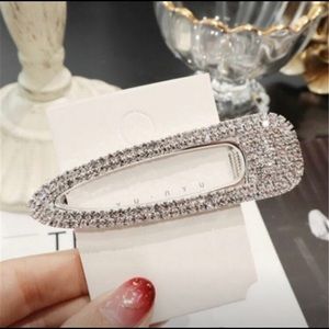 Vintage Diamond Barrette. Silver